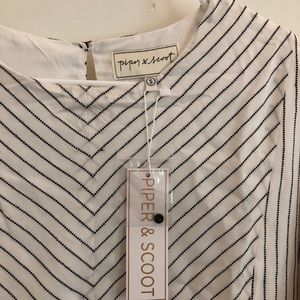 Piper & Scoot: Waterford Dress / White, Size Small